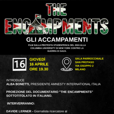 16 Aprile 2026 – The Encampment