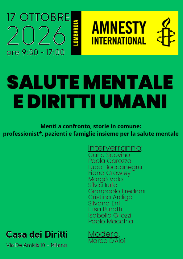 Salute mentale e diritti umani